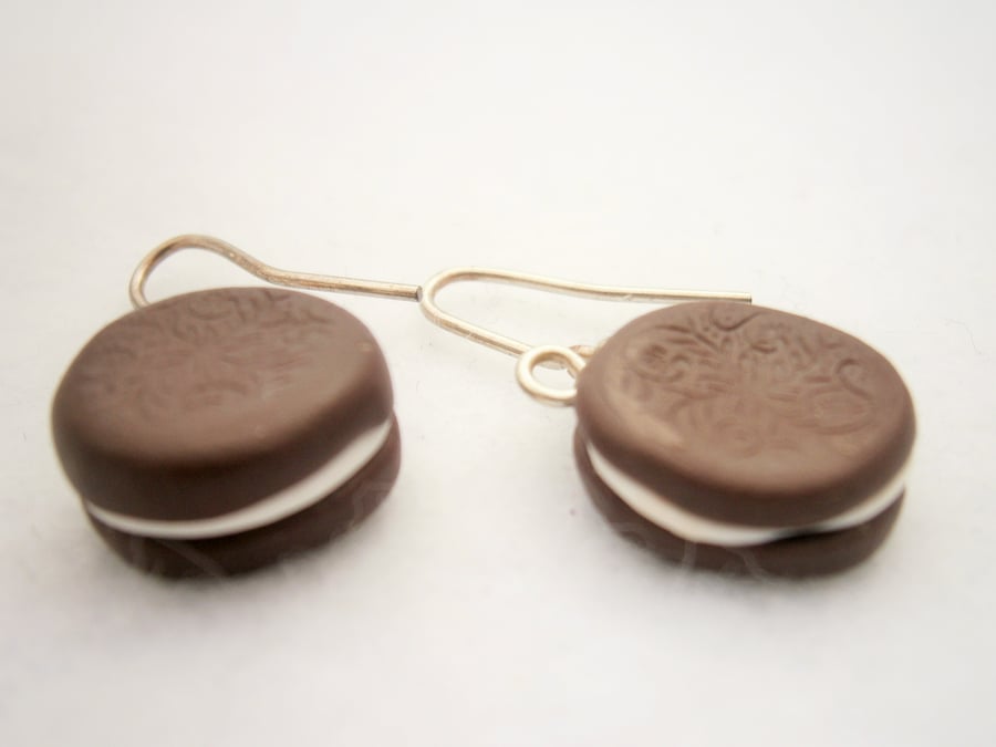 Oreo Cookies Novelty Earrings