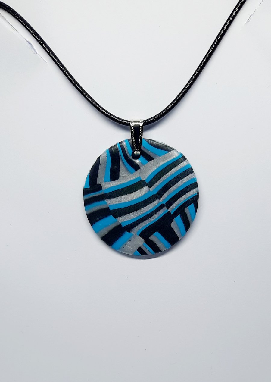 Polymer clay pendant 