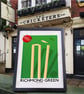 RICHMOND GREEN CRICKET A3 Print - Image 1