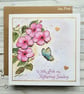 Hibiscus Mother's Day Card - CUSTOM ORDER - card reserved for Jane - Image 5