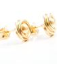 Handmade 14K Gold Filled Small Stud Earrings with Swarovski Pearl - Gold - Image 5