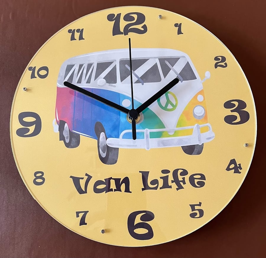 Van Life Camping Clock