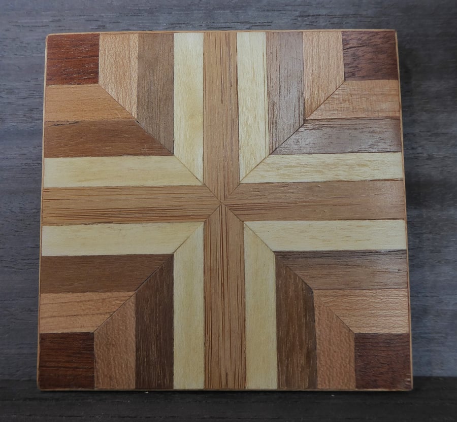 Wood Veneer Coaster