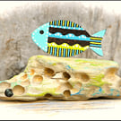 Wooden Fish Sculpture
