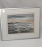 Fair Winds, Early morning seascape, mounted and framed