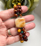 Handmade Women's Bracelet With Natural Afghanistan Jade and costume beads