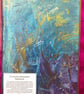 Hand decorated encaustic (melted wax) A5 lined notebook - Image 3