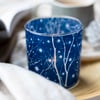 Starry Night Cyanotype Tea light holder Seconds Sunday