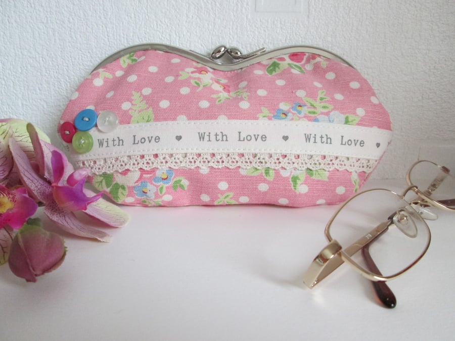 With Love  Glasses Case