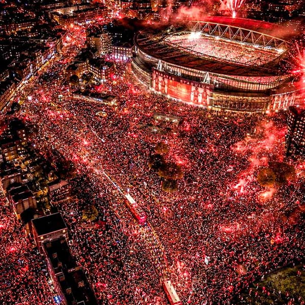 Arsenal FC Premier League Champions Parade 2025-26 Photograph Print