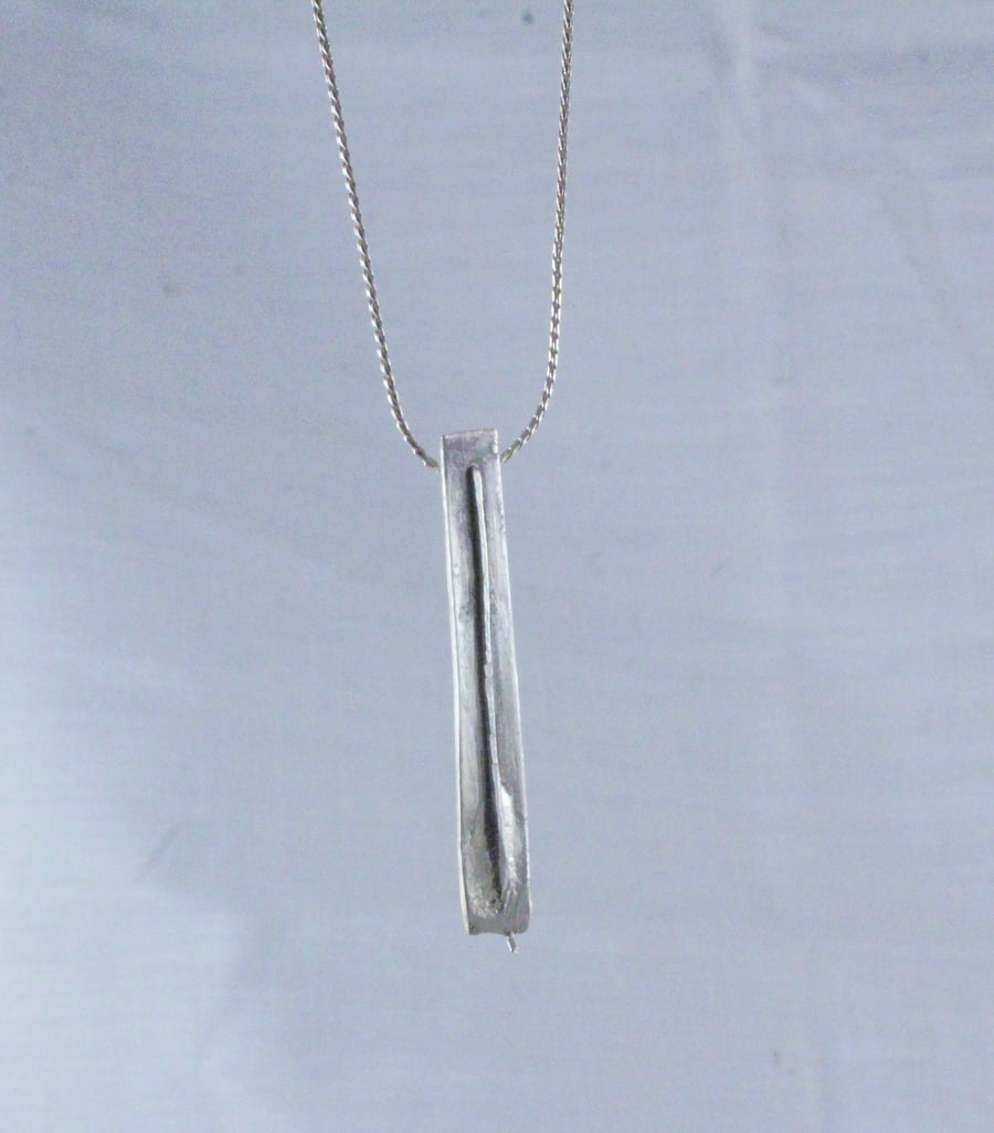 Silver Narrow Pendant