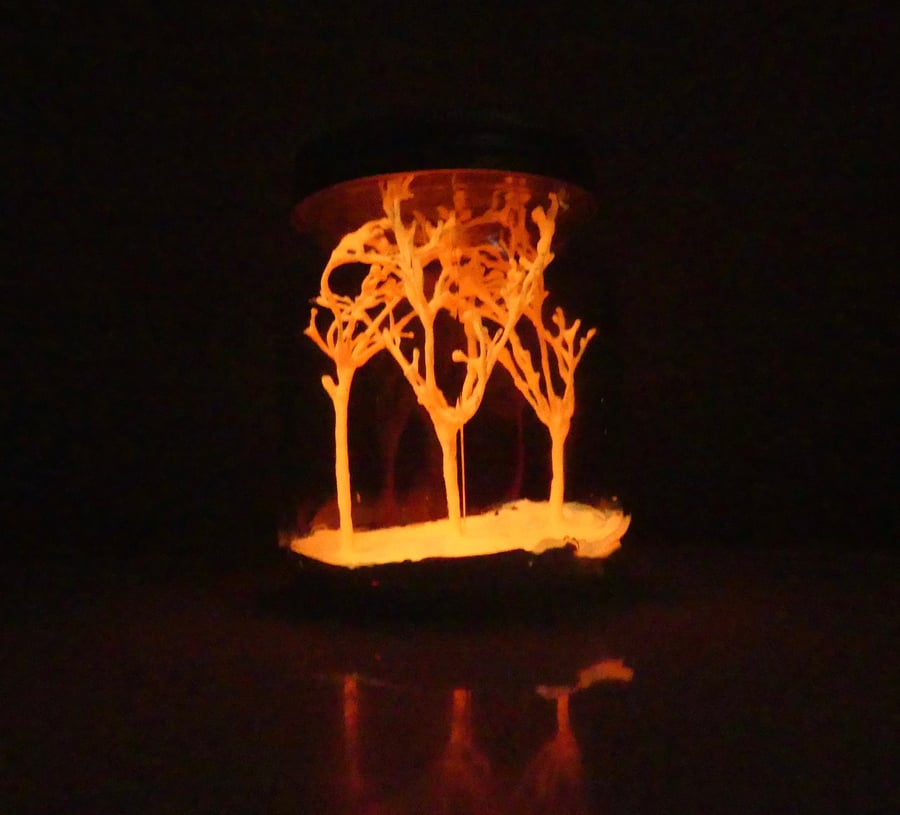 Tiny Glow in the Dark Forest - READY TO SHIP