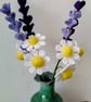 Medium Felt Flowers Card  - Chamomile & Lavender - Image 7