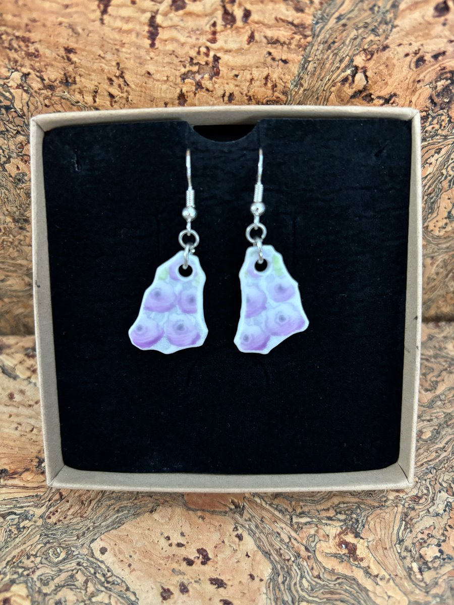 Unique Handmade Earrings, Eco Friendly, Sterling silver.