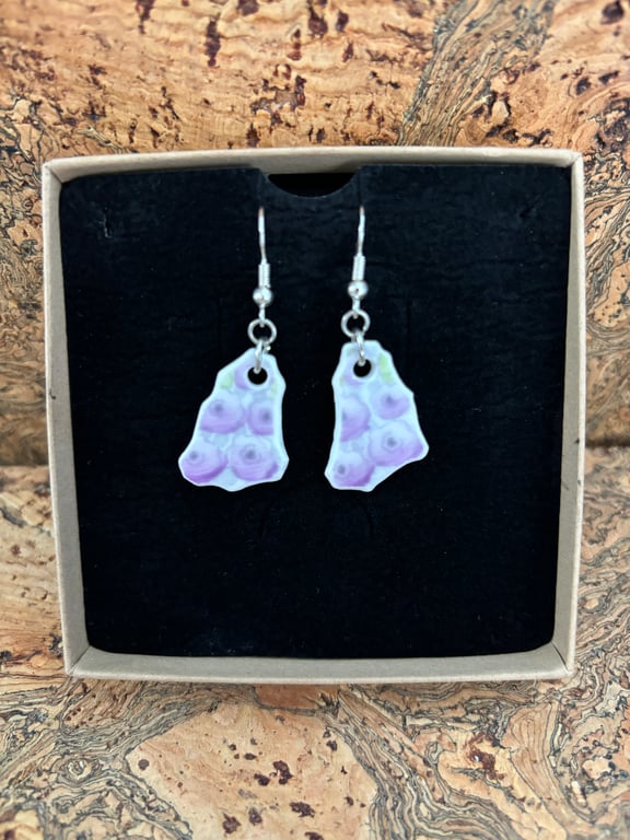 Unique Handmade Earrings, Eco Friendly, Sterling silver.