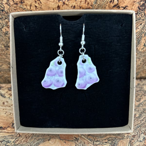 Unique Handmade Drop Earrings Eco Friendly Gifts Sterling silver one of a kind 