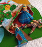 Drawstring Bag - Princess knight castle dragon themes - toy, storage or gift bag - Image 4