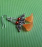 Orange Angel - Fairy Earrings - Image 2