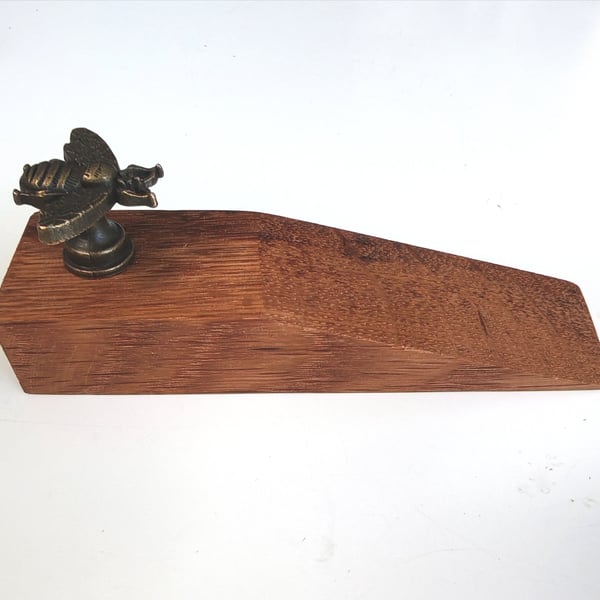 Bee Oak Door Stop - Bee Oak Door Wedge