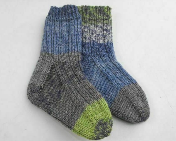 Socks, hand knitted, ages 18-24 months