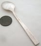 The world is f--ked, hand stamped vintage floral tea spoon - Image 4