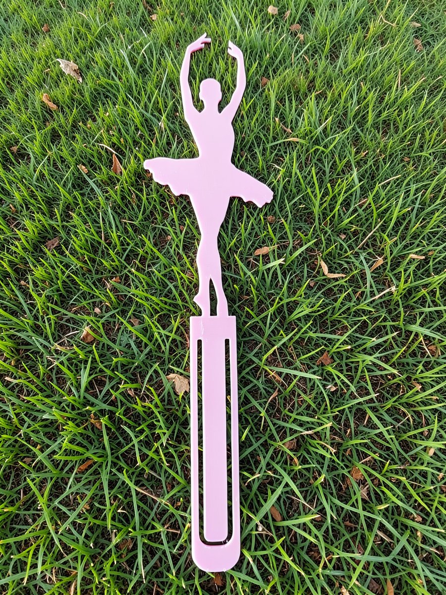 Ballerina Pink Bookmark Small Gift Idea 
