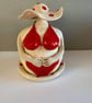 ceramic watering bell Red bikini ready! - Image 1