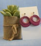 Minimalist Open Circle Earrings - Image 5