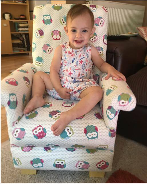 Child s Chair Fryetts Owls Fabric Kid s Armchai Folksy