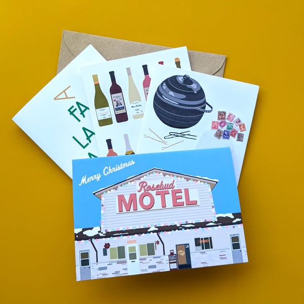 Schitt's Creek Christmas Cards - 4 Pack