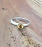 Peridot Amethyst Garnet Citrine Sterling Stacker Ring - Image 5