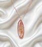 Flaked Mica in Epoxy Necklace