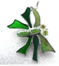  Dragonfly Suncatcher Funky Stained Glass Green - Image 6