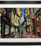 York The Shambles Yorkshire Urban Cityscape Framed Art Print 14" x 11" Frame 