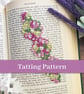 PDF Tatting Pattern - Janessa Version 1 Bookmark - Intermediate