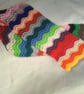 Child's Multi Coloured Scallop Patterned Scarf, Children's Scarf, Winter Warmer - Image 3