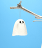 Mini ghost hanging ornament - Image 3