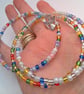 Set of 3 Stacking Memory Wire Cuff Bracelets with a Silver Plated Angel Charm - Image 5