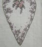 Delicate Floral Heart Embroidery – Framed Handmade Wall Art - Image 2