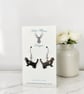 Charm Earrings - Standing Cat