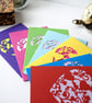 Mini Floral Vine Hearts Card - Image 5