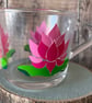 Lotus Glass Mug, Water Lily, Floral Glass Mug, Summer Flower Cup, Botanical Gift - Image 3