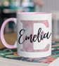 Personalised Name Mug Marble Initial & Name Mug Custom Name Coffee Mug Gift  - Image 1