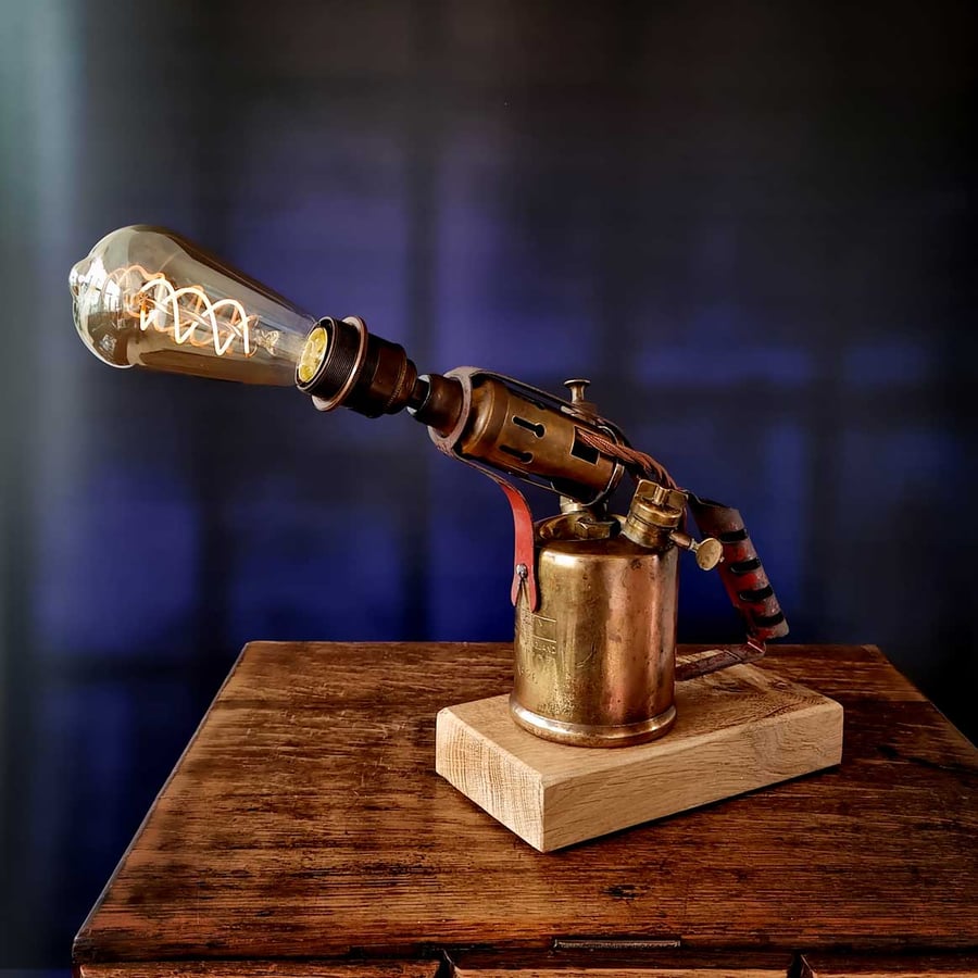 Brass blow torch lamp new arrivals