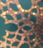 Christmas. Snowflake wine bottle gift tag. Gift wrap. Bottle gift wrap.  - Image 3