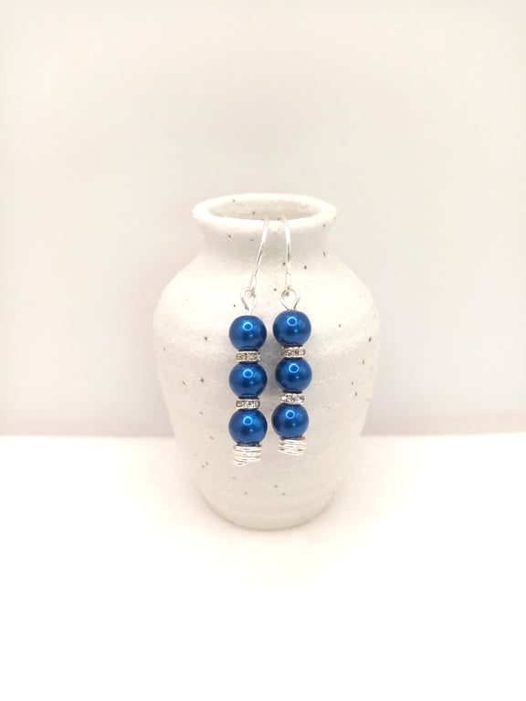 Pearl Earrings, Customise, Gifts for her, Free Postage 