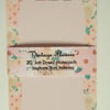 Vintage Florals, Set of 20 Handmade,Jott Down Blank Notecards