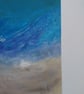 Coffee at The Beach Abstract Painting - Image 3