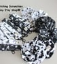 Handmade Halloween Spooky Wristlet Keychain, Spooky Goth Fabric Key Fob - Image 2
