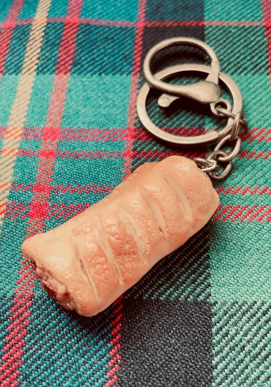Sausage Roll Keyring